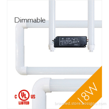 Dlc U Bent 2ft 18W LED T8 Tube